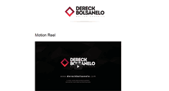 Desktop Screenshot of dereckbolsanelo.com